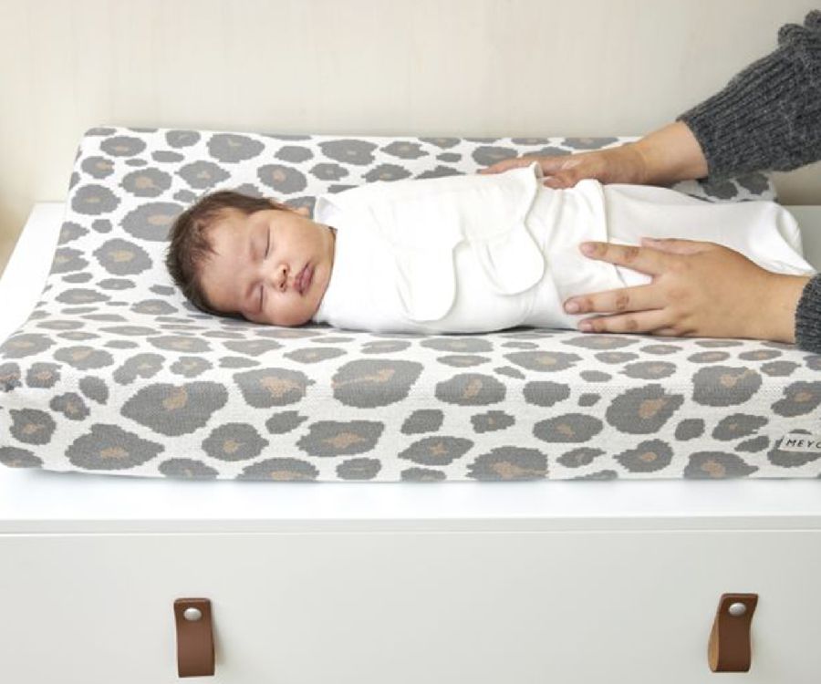 Inbakeren Meyco Baby Swaddle, 0 - 3 maand | Offwhite