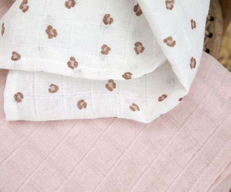 Tetra doek Meyco Baby | Mini Panther soft pink