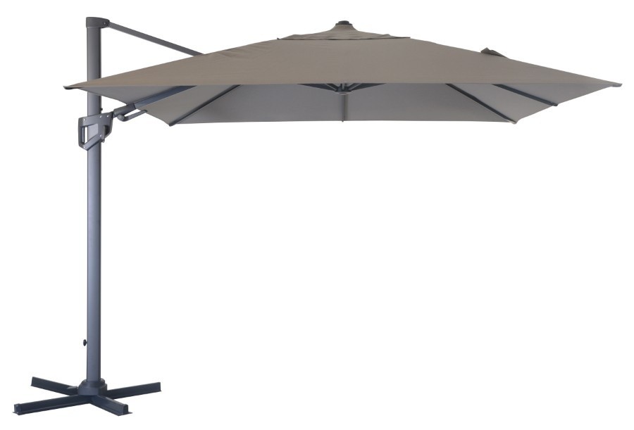 Parasol smoke taupe, 300 x 300 cm