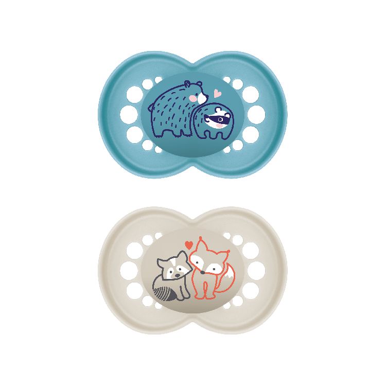 Fopspeen MAM | Original Pure Latex Planet Love Collection 6-16M