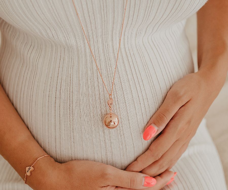 Zwangerschapsbelletje Bola Pregnancy jewel set, ketting/belletje | Bola Set