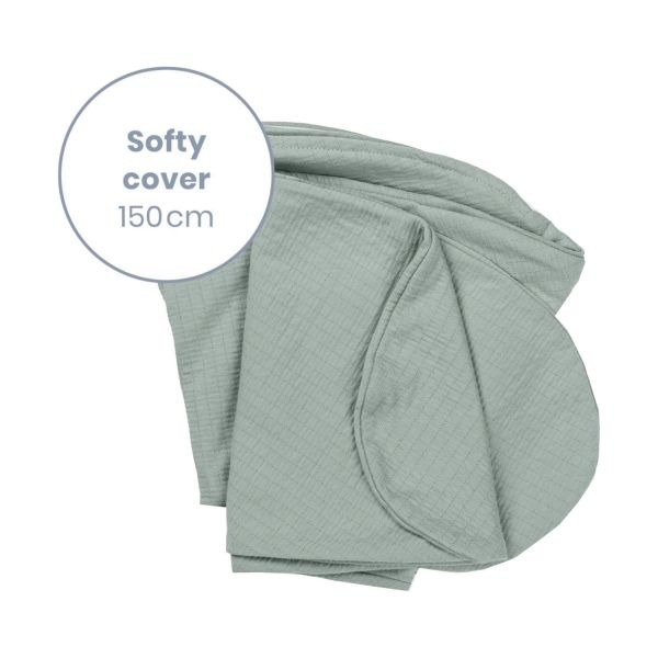 Positioneringskussenhoes Doomoo Cover, geschikt voor Doomoo Softy/Softy Fiber | Tetra Jersey green