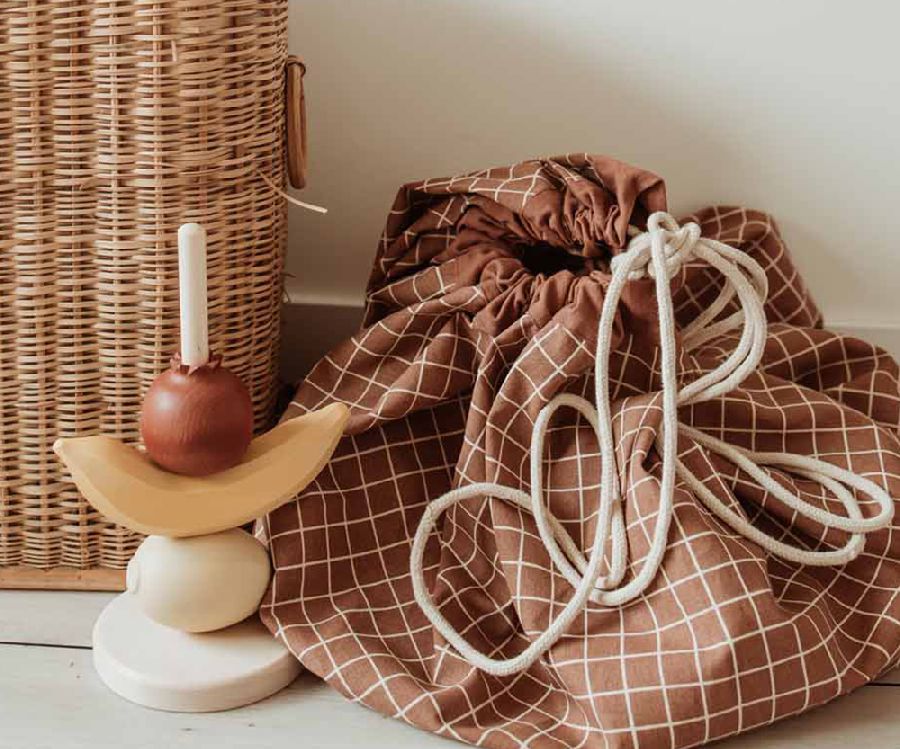 Speeltapijt zonder speelboog Play & Go Single printed | Noomad Original