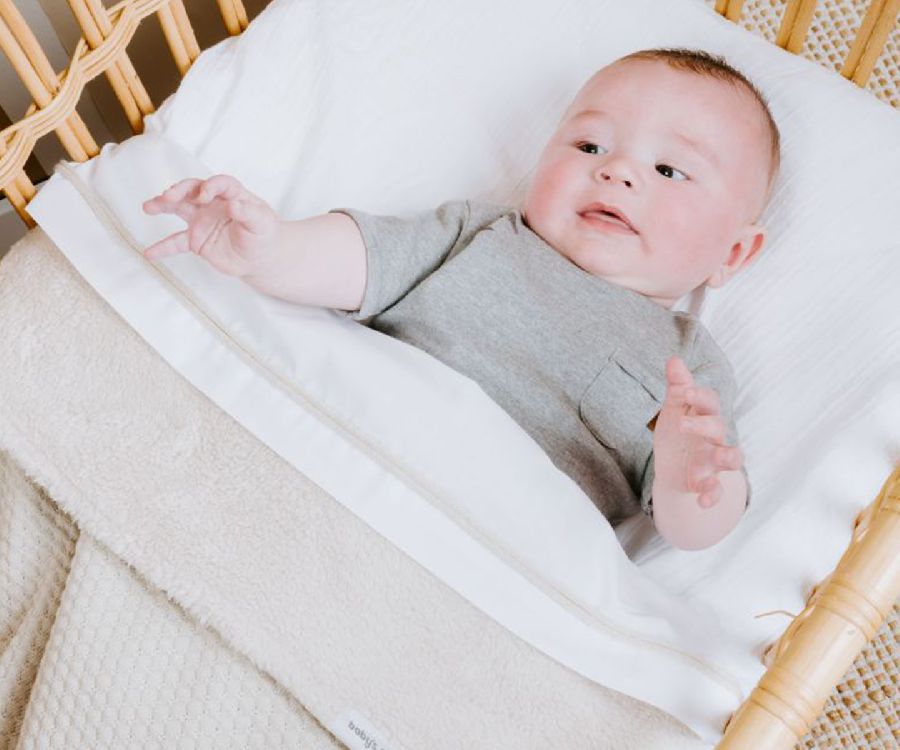 Deken Baby's Only, geschikt voor babybed 60x120/babybed 70x140 | Sky warm linen