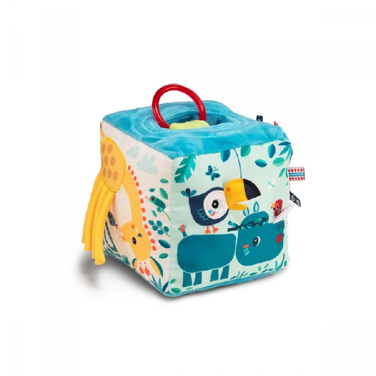 Zachte activiteitenkubus Lilliputiens Activiteitenkubus met geluid