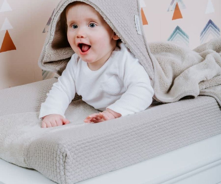 Waskussen hoes Baby's Only Aankleedkussenhoes | Sky urban taupe