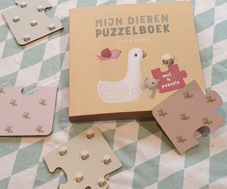 Interactief boek Mercis Publishing Mijn Dieren Puzzelboek | puzzelboek