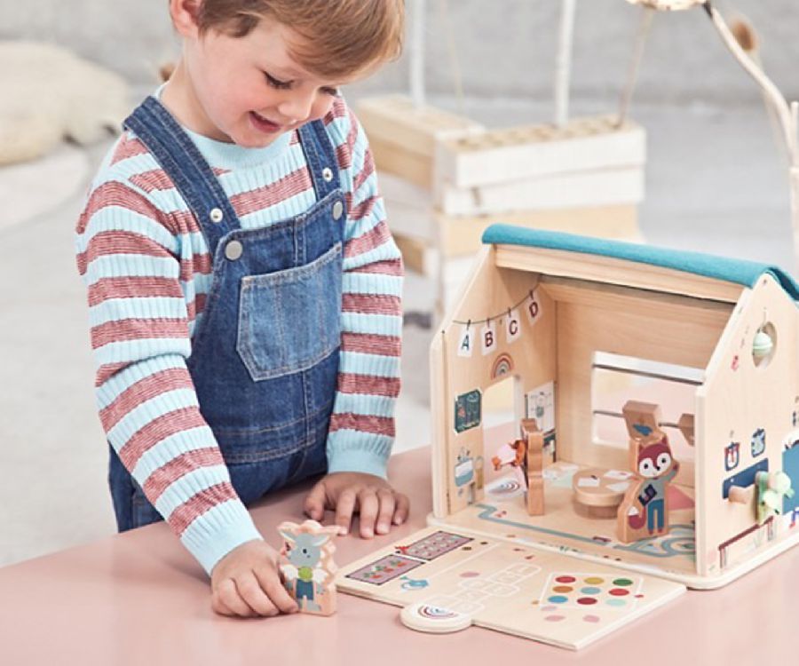 Poppenhuis & aanvulsets Lilliputiens Mijn eerste school