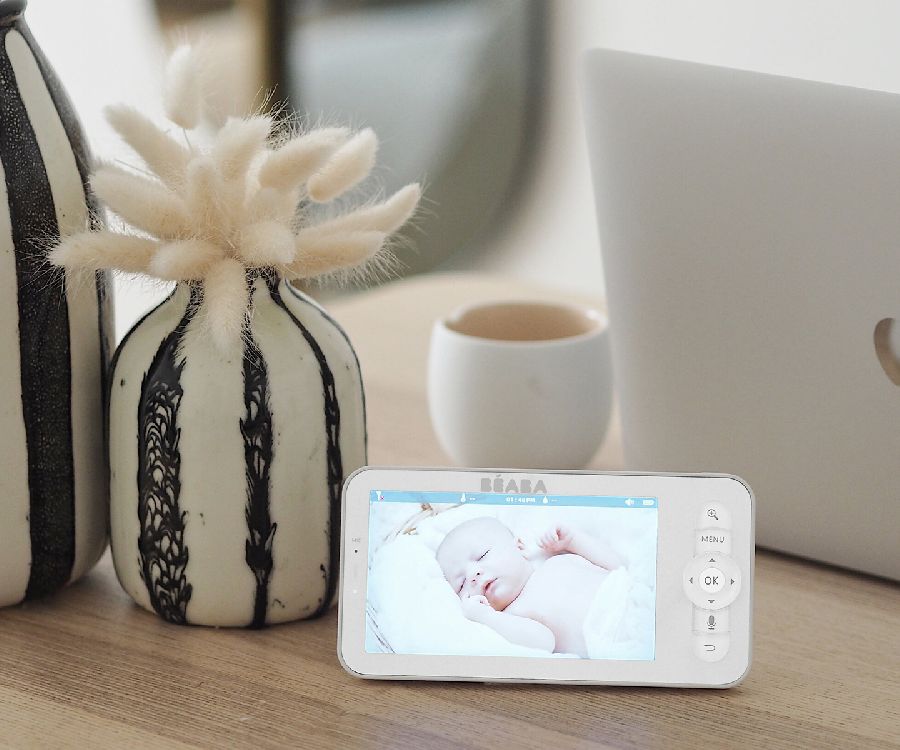 Babyfoon Beaba Zen Premium V2, babyfoon met dual gebruik (beeldbabyfoon + smartphone/tablet)