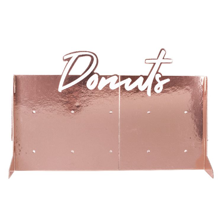 Donut wall Ginger Ray Rose Gold Foiled Donut Wall