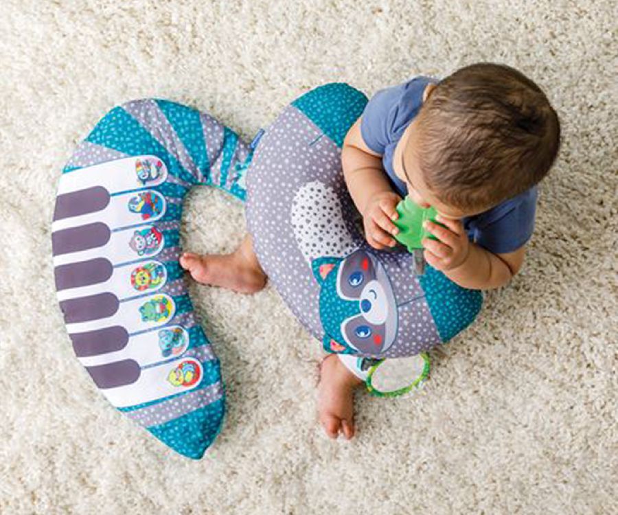 Buikkussen Infantino 3-in-1 Grow with me tummy time piano