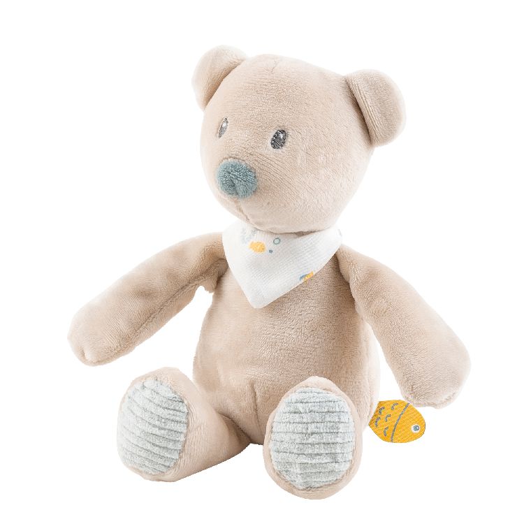 Knuffel Nattou, Mini cuddly rattle Jules the bear | Romeo, Jules & Sally