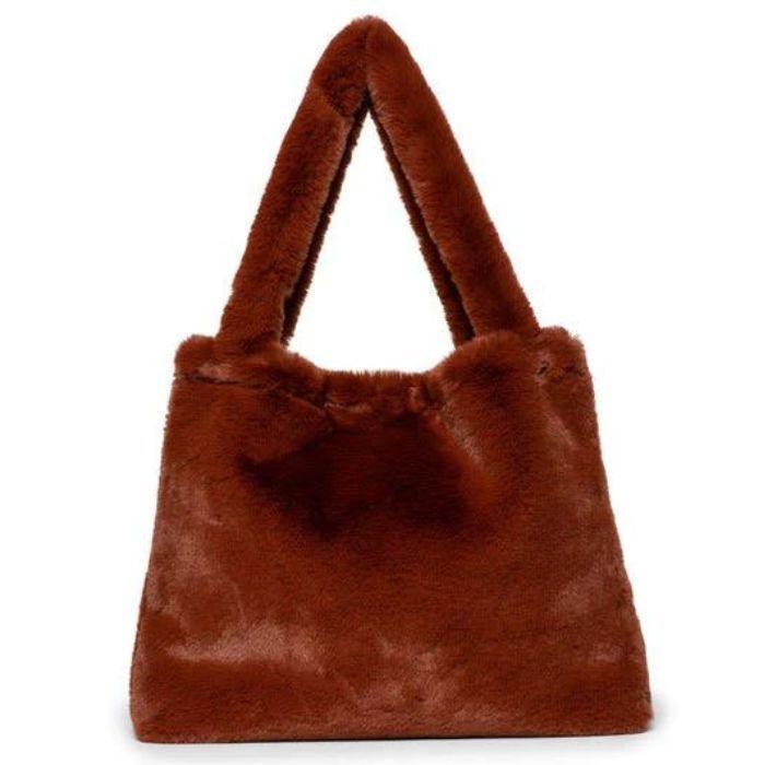 VERZORGINGSTAS Studio Noos Mom bag Faux Fur, mom bag zonder luiermat