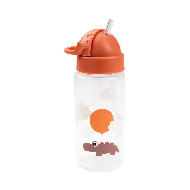 Drinkfles Done by Deer Happy Clouds | Straw Bottle