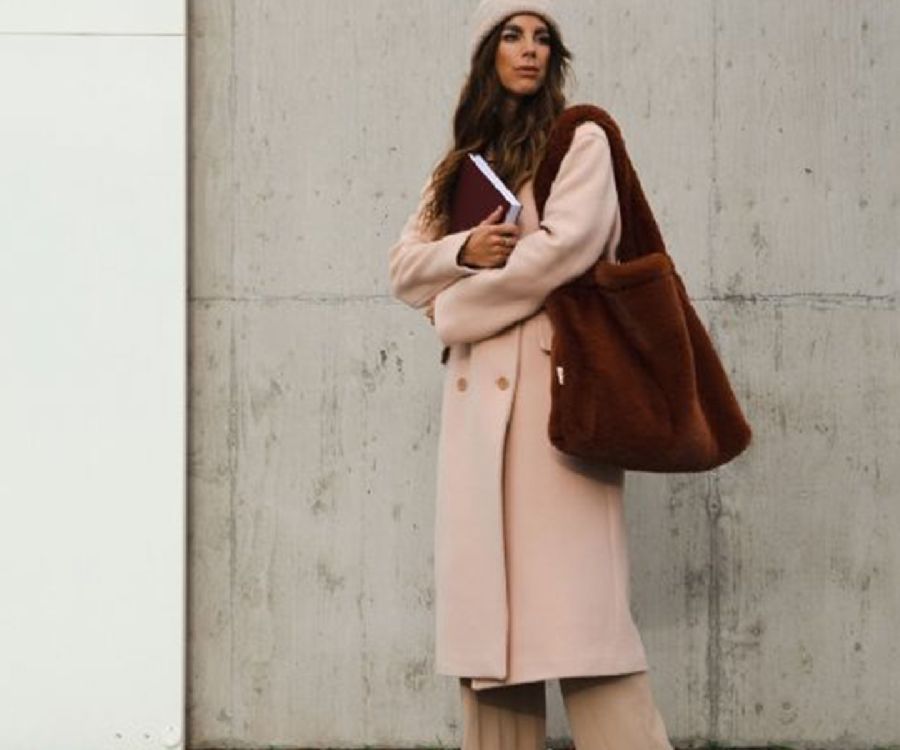 VERZORGINGSTAS Studio Noos Mom bag Faux Fur, mom bag zonder luiermat