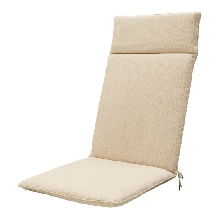 Kussen hoge rug Madison, Canvas Eco+, beige