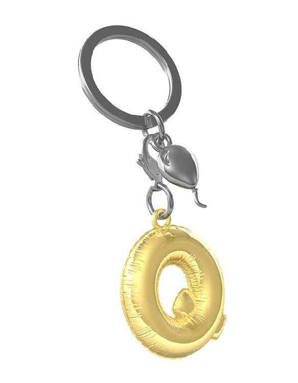 Sleutelhanger Metalmorphose Alphabet - Q, letter | Party Balloon