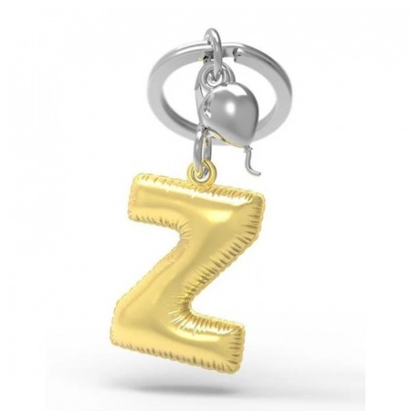 Sleutelhanger Metalmorphose Alphabet - Z, letter | Party Balloon