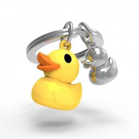 Sleutelhanger Metalmorphose Duck Yellow, badeend | Animals