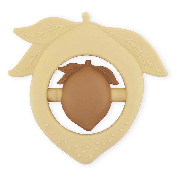 Bijtring Konges Slojd Teeth soother sibling lemon