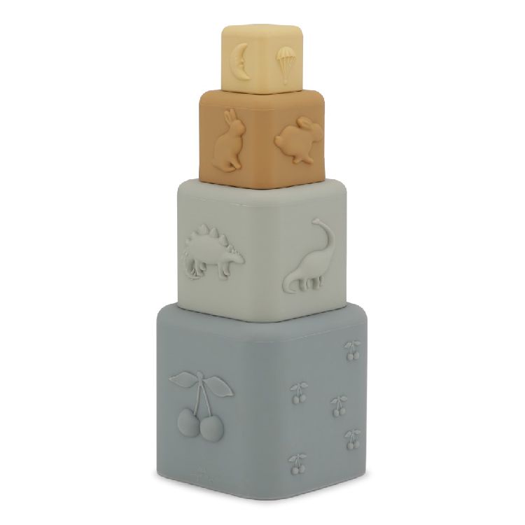 Stapelspeelgoed Konges Slojd Silicone stacking tower | stapeltoren