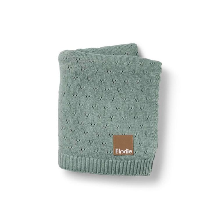 Deken Elodie Details Pointelle blanket, geschikt voor wieg/draagmand/park