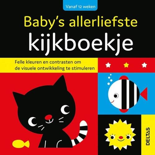 Prentenboek & -kaarten DELTAS Baby's Allerliefste Kijkboekje | contrastboek
