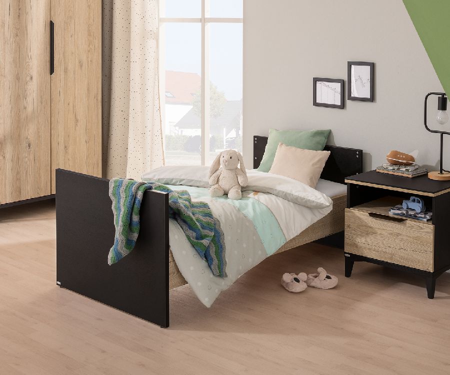 Bed PAIDI, Tomke, Tomke 70x140 omvb, babybed omvormbaar tot juniorbed/babybed omvormbaar tot bedbank