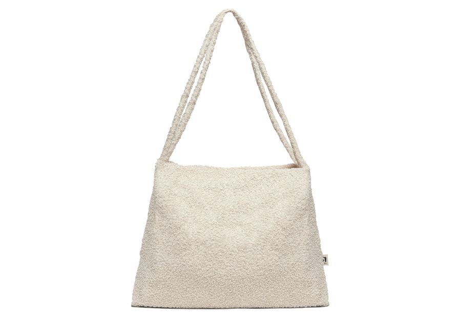 Verzorgingstas Jollein Shopper, draagtas met luiermat | Boucle naturel