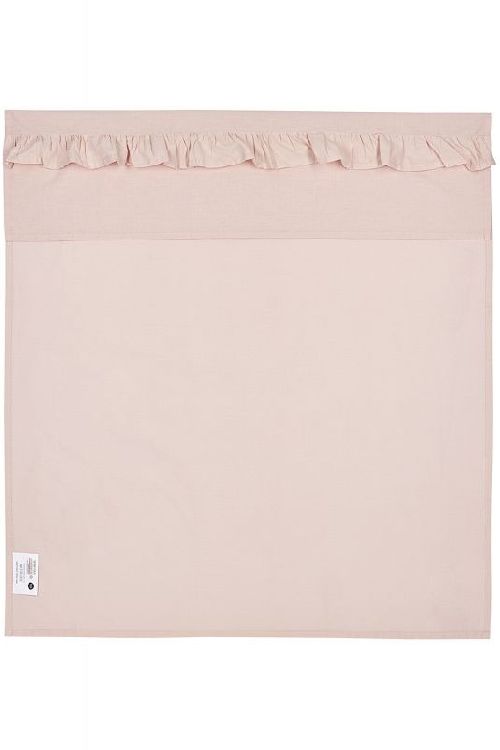 Laken Meyco Baby, geschikt voor wieg/draagmand/park | Ruffle soft pink
