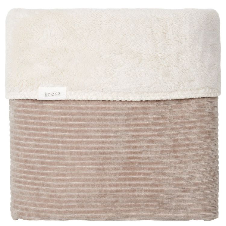 Deken Koeka, geschikt voor babybed 60x120/babybed 70x140 | Vik clay