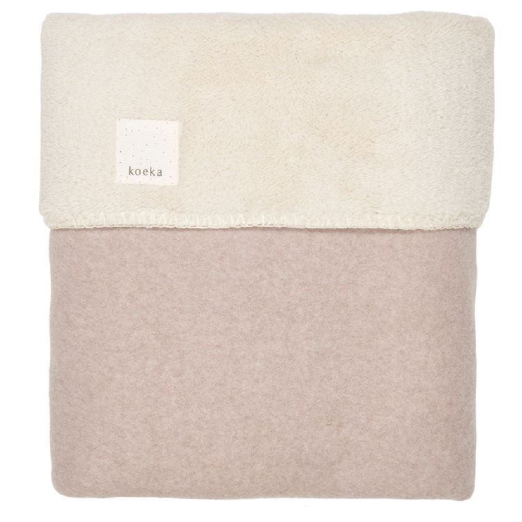 Deken Koeka, geschikt voor babybed 60x120/babybed 70x140 | Denver clay