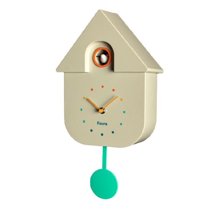 Klok Fisura Cuckoo Clock Rainbow, wandklok Paradisio