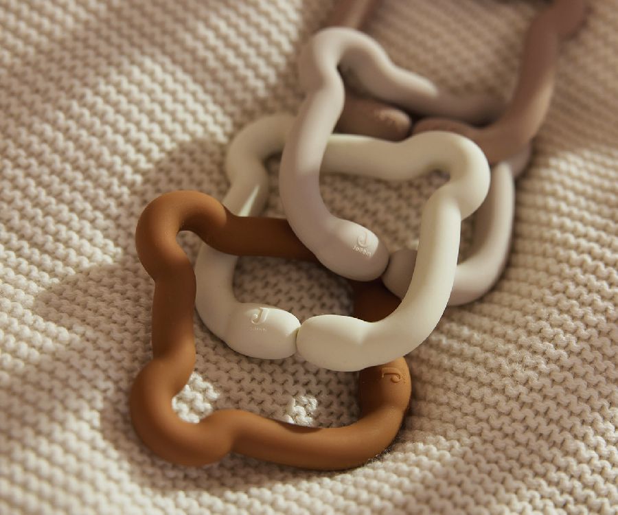 Speelgoedringen Jollein Loops Toy Teddy Bear