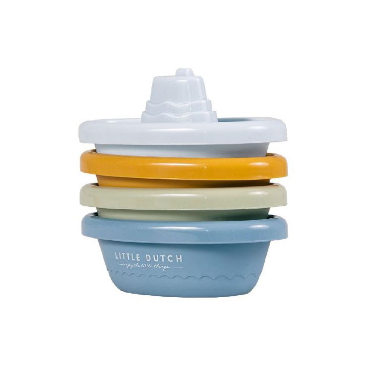 Badspeelgoed Little Dutch Stackable Bath Boats