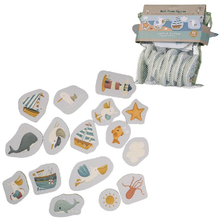 Badfiguur Little Dutch Bath Foam Figures | Sailors Bay