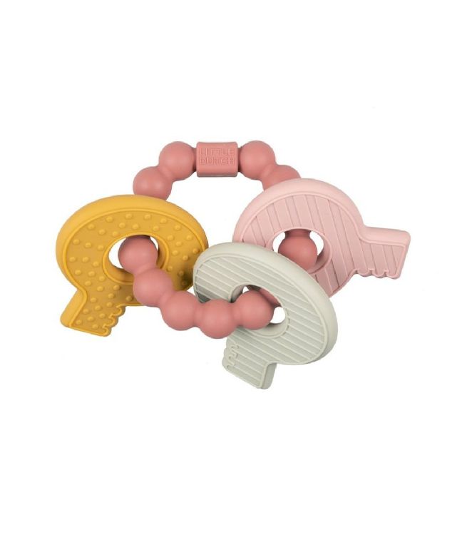 Rammelaar Little Dutch Silicone Teething Toy Keychain