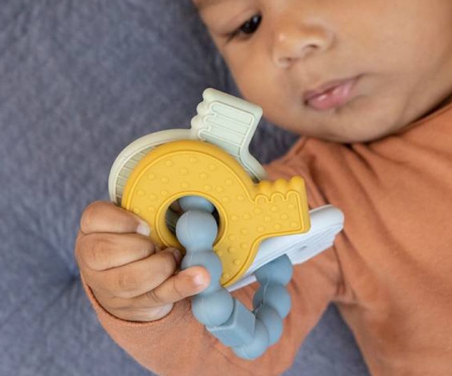 Rammelaar Little Dutch Silicone Teething Toy Keychain