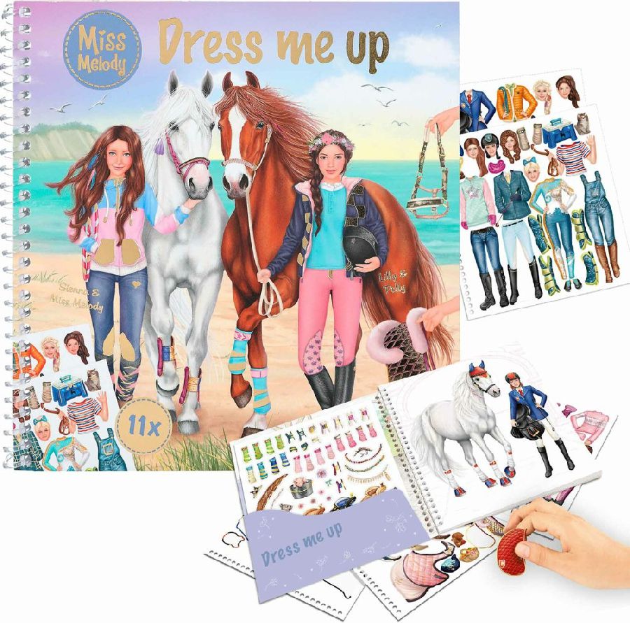 Kleurboek Miss Melody Dress Me Up