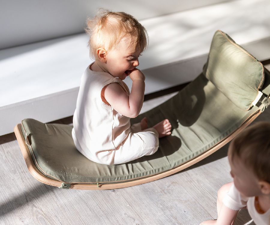 Balanceerplank & balansbord toebehoren Wobbel, Inlegkussen | Wobbel Deck/Olive