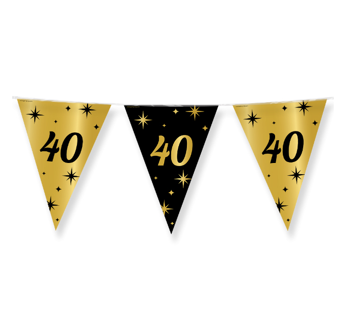 Feestartikelen PD Party Party Flags Foil - 40, vlaggenlijn | 40