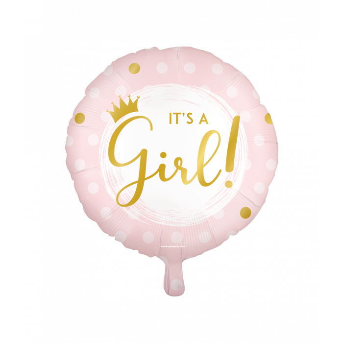 Feestartikelen PD Party Foil Balloons, ballon | It's A Girl