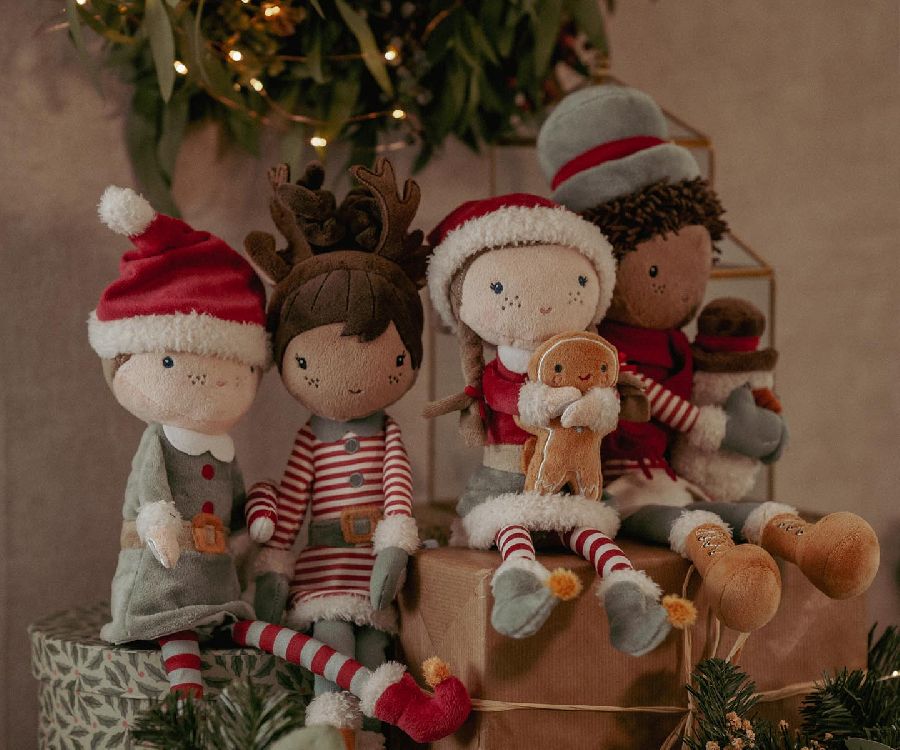 Pop Little Dutch Knuffelpop Jim | Kerst