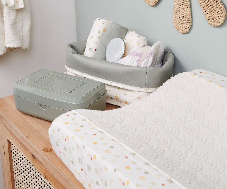 Box voor doekjes Bébé-Jou Easy wipe box | Sky Green