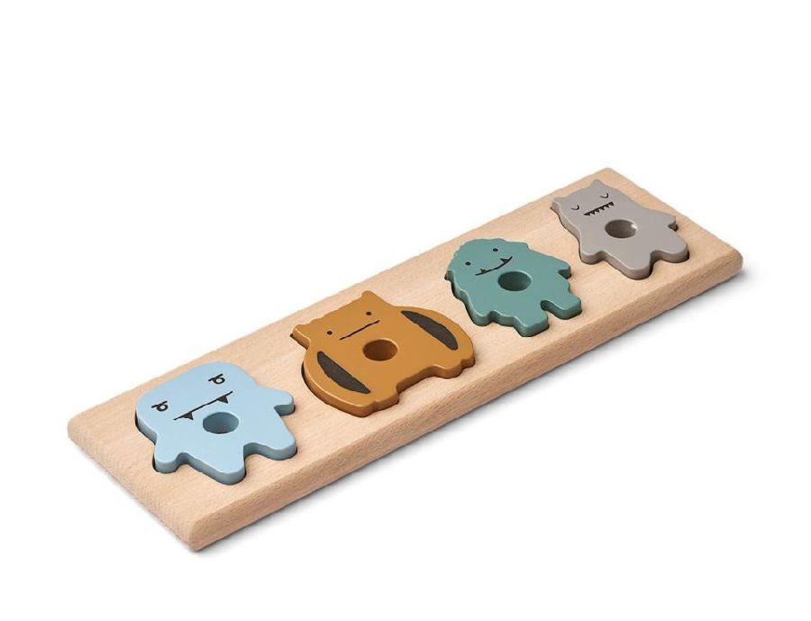 Inlegpuzzel Liewood Suki | Monsters
