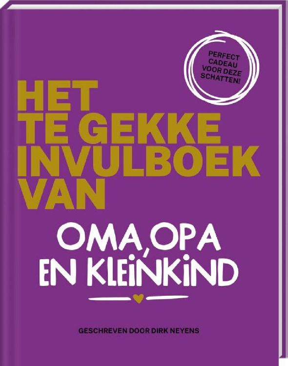 Invulboek IMAGE BOOKS Het Te Gekke Invulboek Van Oma, Opa En Kleinkind | herinneringsboek