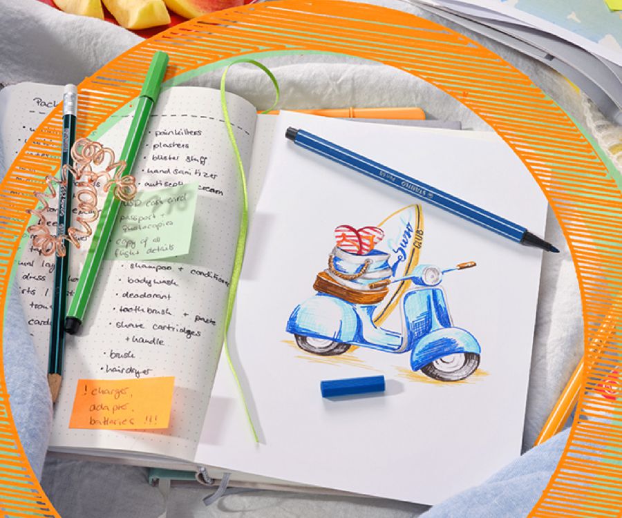 Stift Stabilo Pen 68, kleurstift | Pastellove