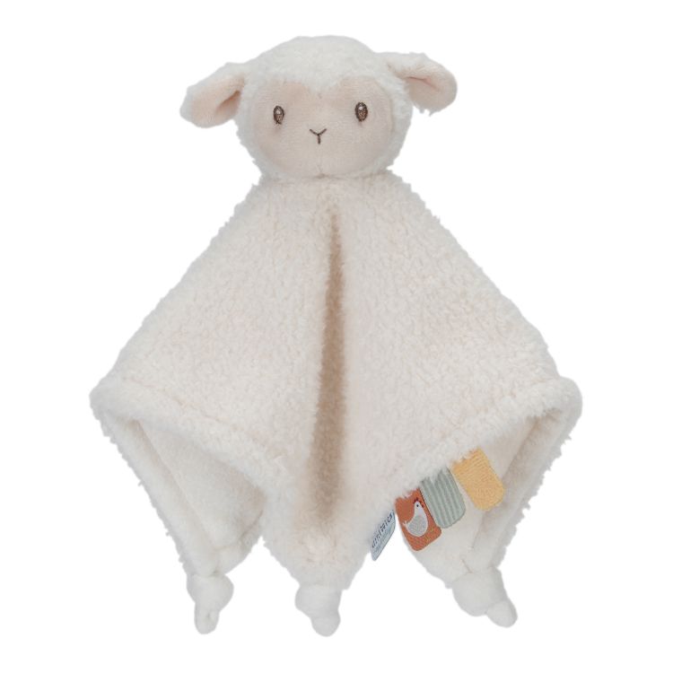 Knuffeldoek Little Dutch, Knuffeldoek schaap | Little Farm