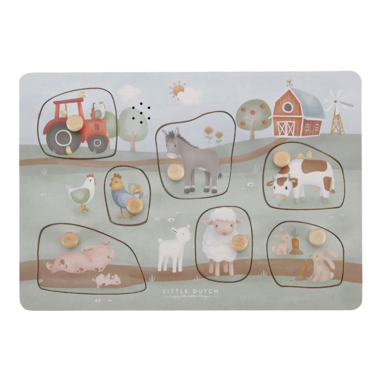 Geluidenpuzzel Little Dutch Geluidenpuzzel | Little Farm