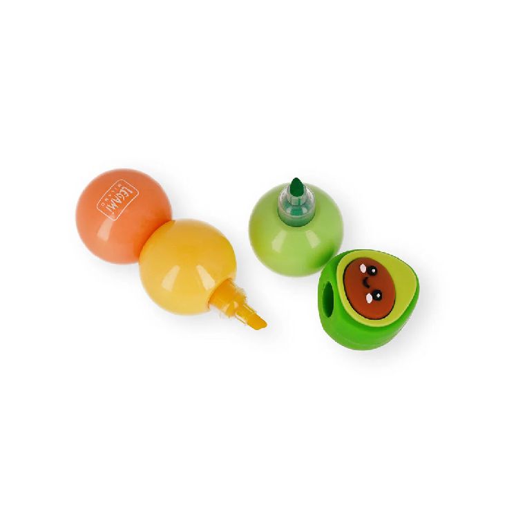 Stift Legami 3In1 Highlighter - 3 Is Better Than 1, tekstmarker | Avocado